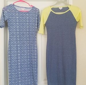 LulaRoe dresses 2 in set